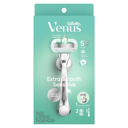 Gillette Venus Extra Smooth Sensitive – Handle + 2 Blade Refills
