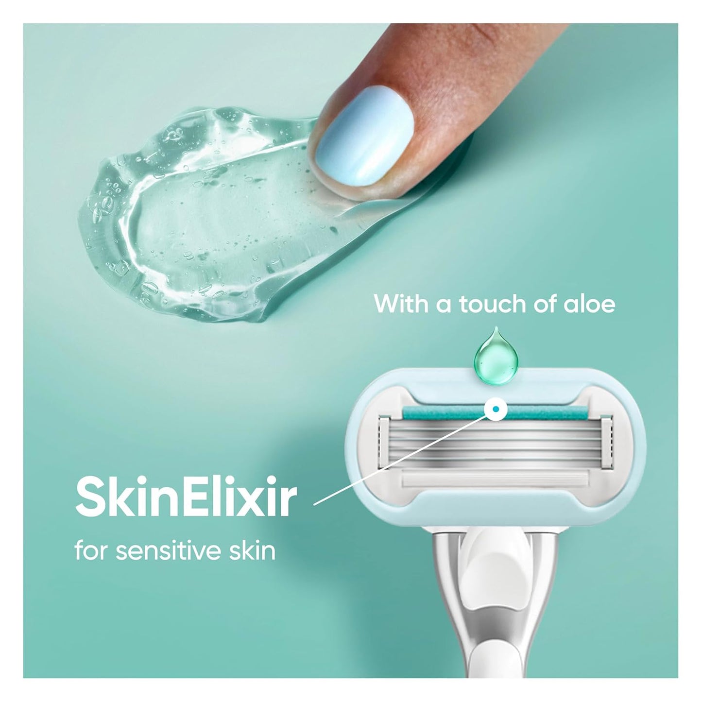 Gillette Venus Extra Smooth Sensitive – Handle + 2 Blade Refills
