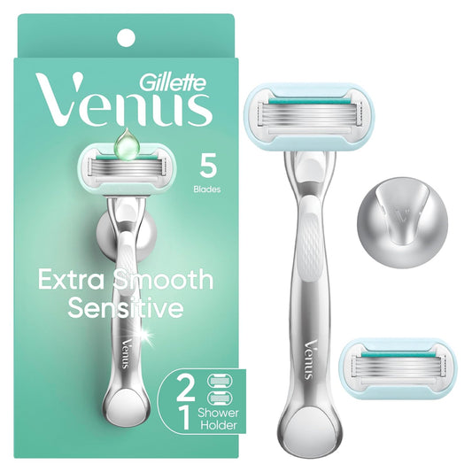 Gillette Venus Extra Smooth Sensitive – Handle + 2 Blade Refills
