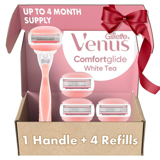 Gillette Venus ComfortGlide White Tea - Handle + 4 Refills